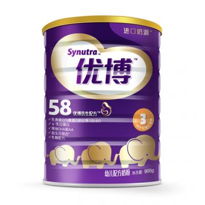 1800克二罐圣元58优博3段奶粉